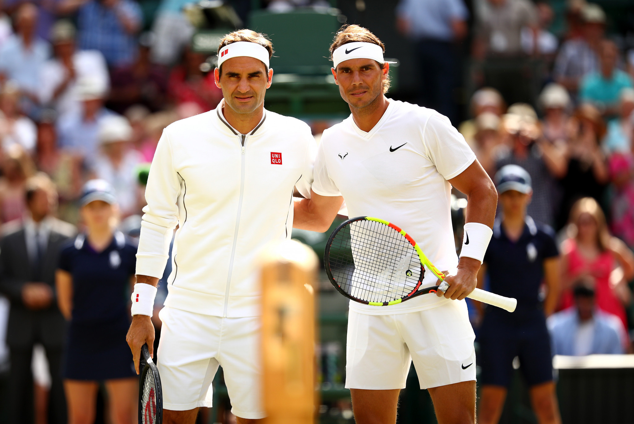 Federer and Nadal met at Wimbledon for the first time since the epic 2008 final ©Getty Images