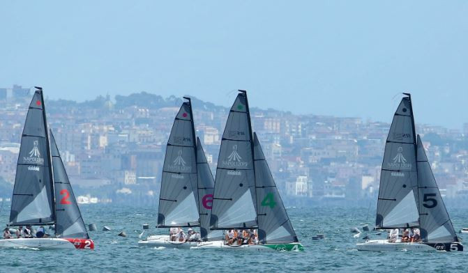 The sailing competition was held in the picturesque Bay of Naples ©Naples 2019 
