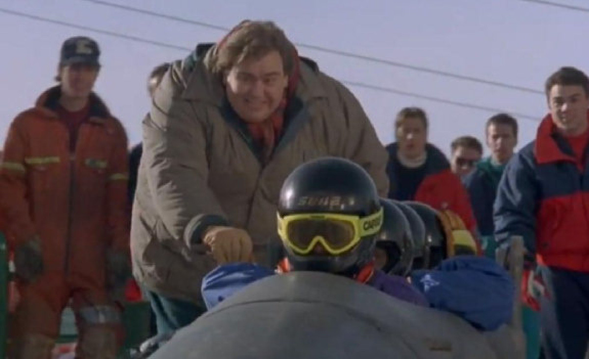 The coach in Cool Runnings – a disgraced American former bobsledder played by John Candy – could not have been further from Sepp Haidacher, a respected teacher renowned for his patience with youngsters ©Cool Runnings