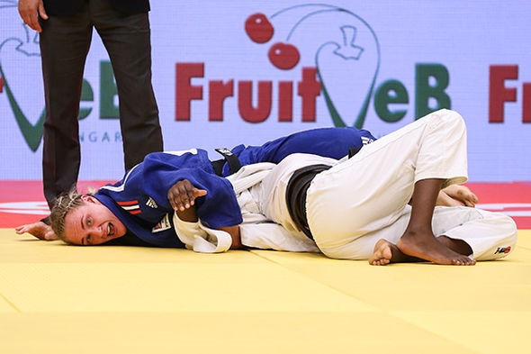 Great Britain’s Gemma Howell beat two-time world medallist María Bernabéu of Spain to win her first IJF World Tour title at the IJF Grand Prix in Budapest today ©IJF