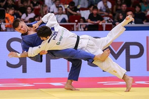 Kosovo's Akil Gjakova struck gold in the men's under-73kg category ©IJF