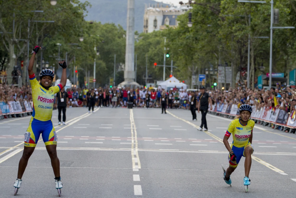 Speed sprint events took place on the streets of Barcelona  ©World Skate