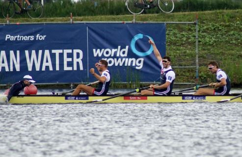 Britain inflict first defeat on Germany's men's eight since Rio 2016 at World Rowing Cup in Rotterdam
