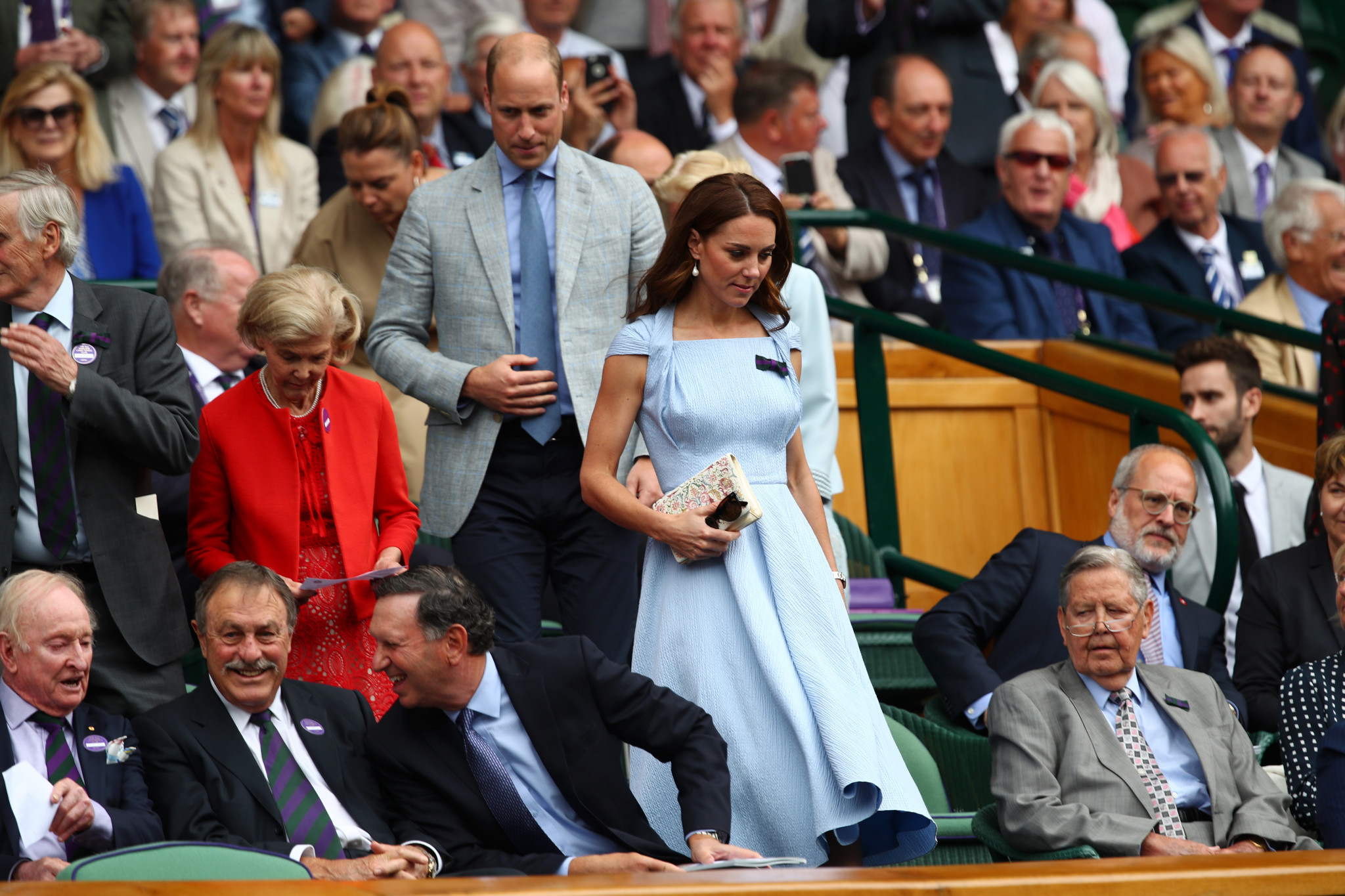 Catherine, Duchess of Cambridge and Prince William, Duke of Cambridge watched the contest from the Royal Box ©Getty Images