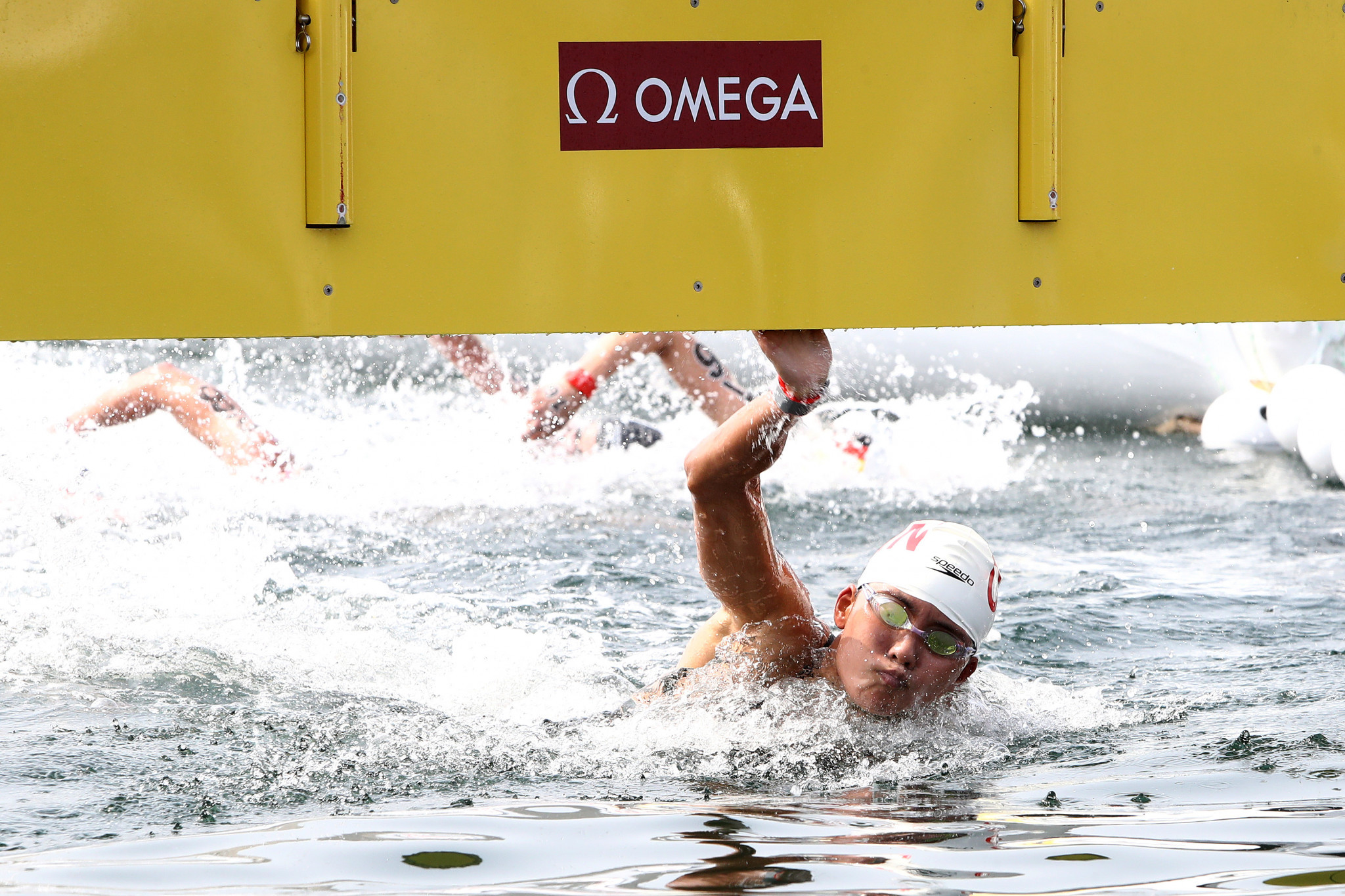 Xin Xin won China's first world title in open water swimming ©Getty Images