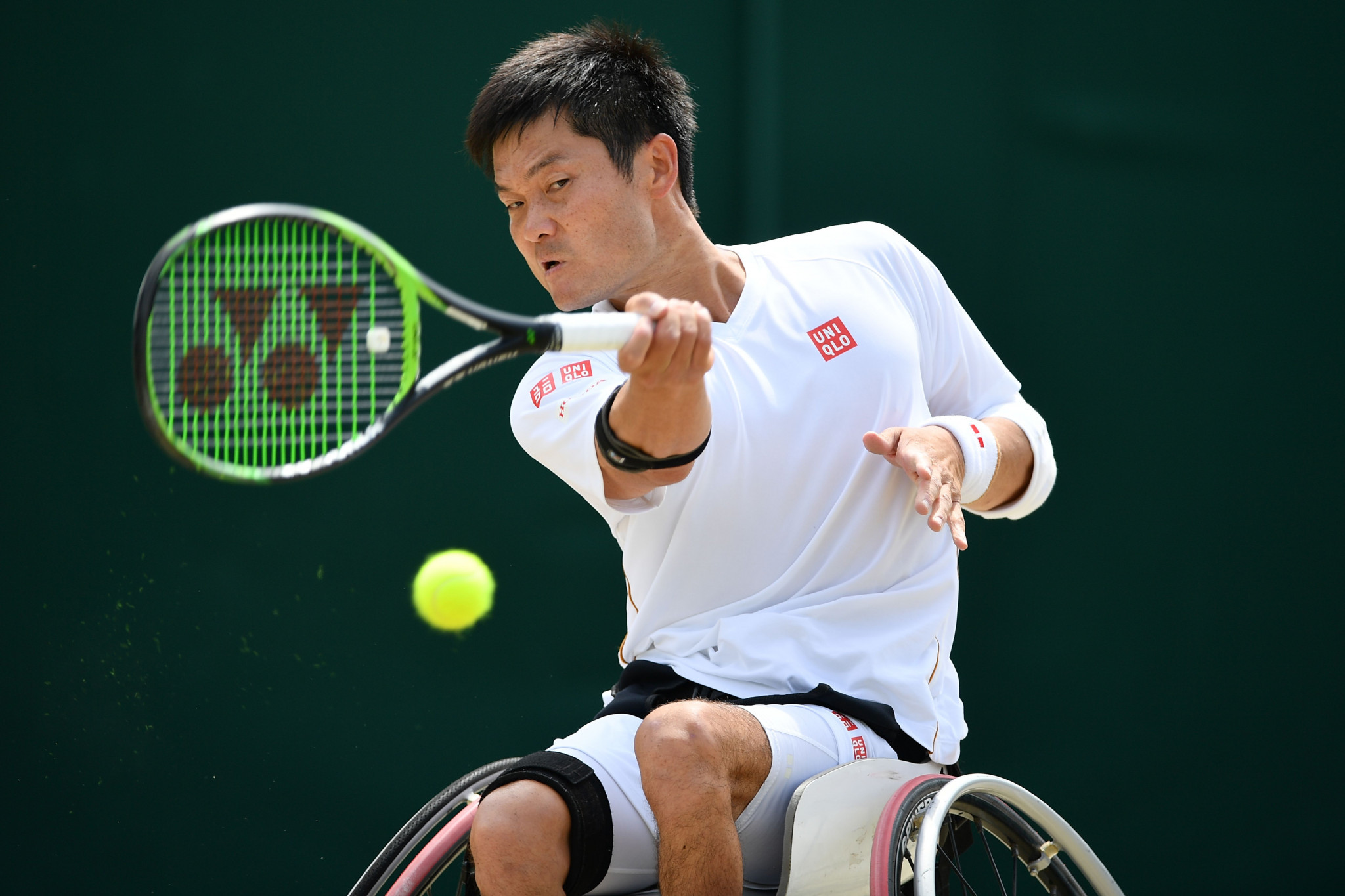 Shingo Kunieda, the world number one, took the first set but could not see out victory ©Getty Images