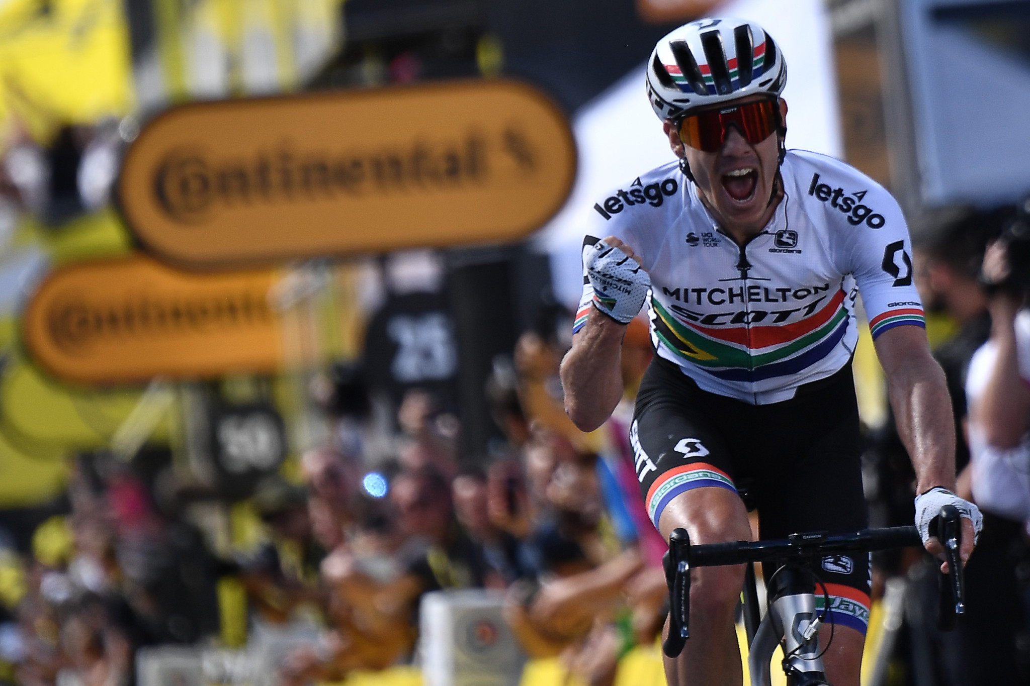 South African Impey wins Tour de France stage nine as Alaphilippe stays ...
