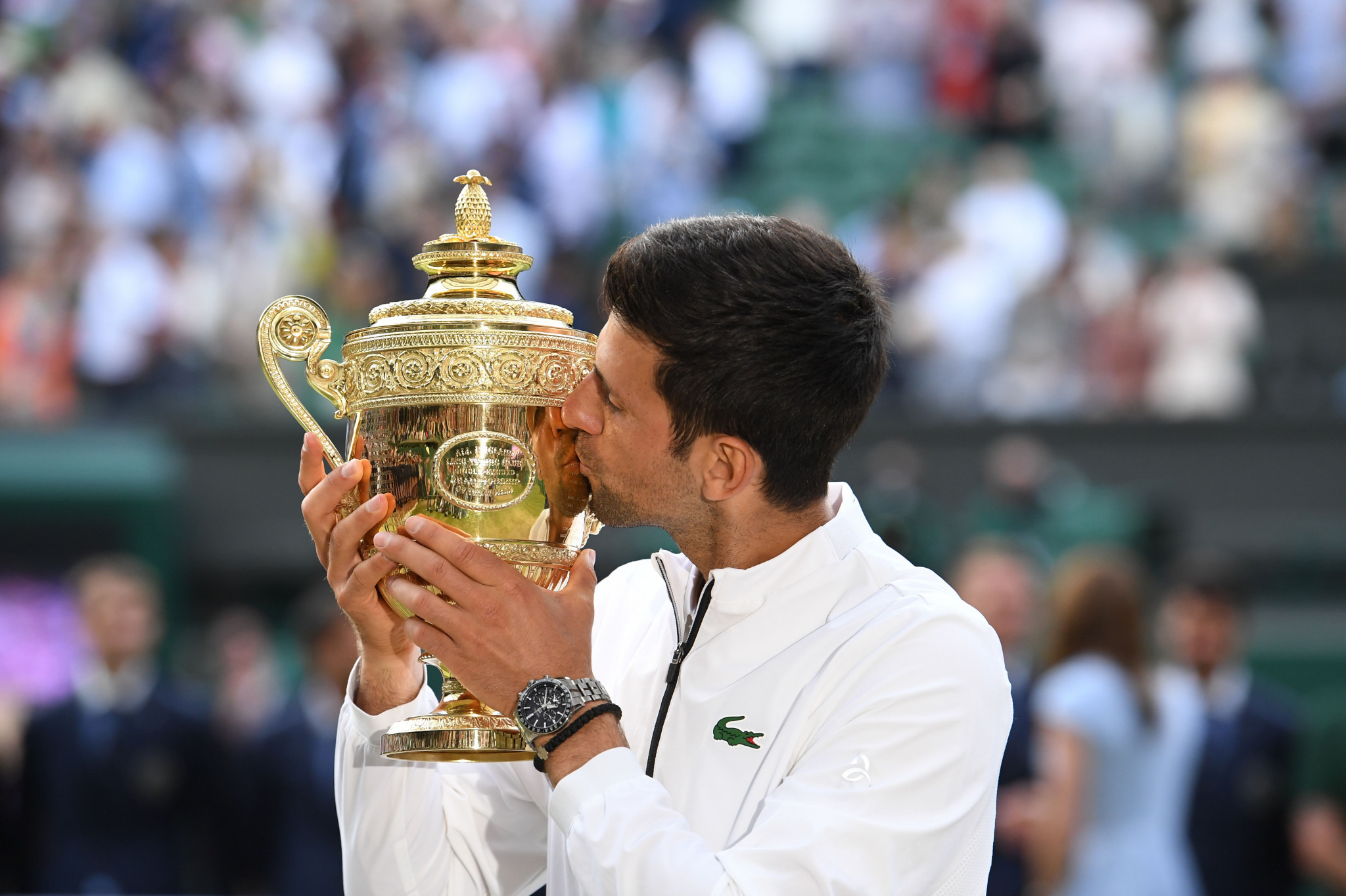 Novak Djokovic defeated Roger Federer in one of the greatest men's singles finals at Wimbledon ©Getty Images