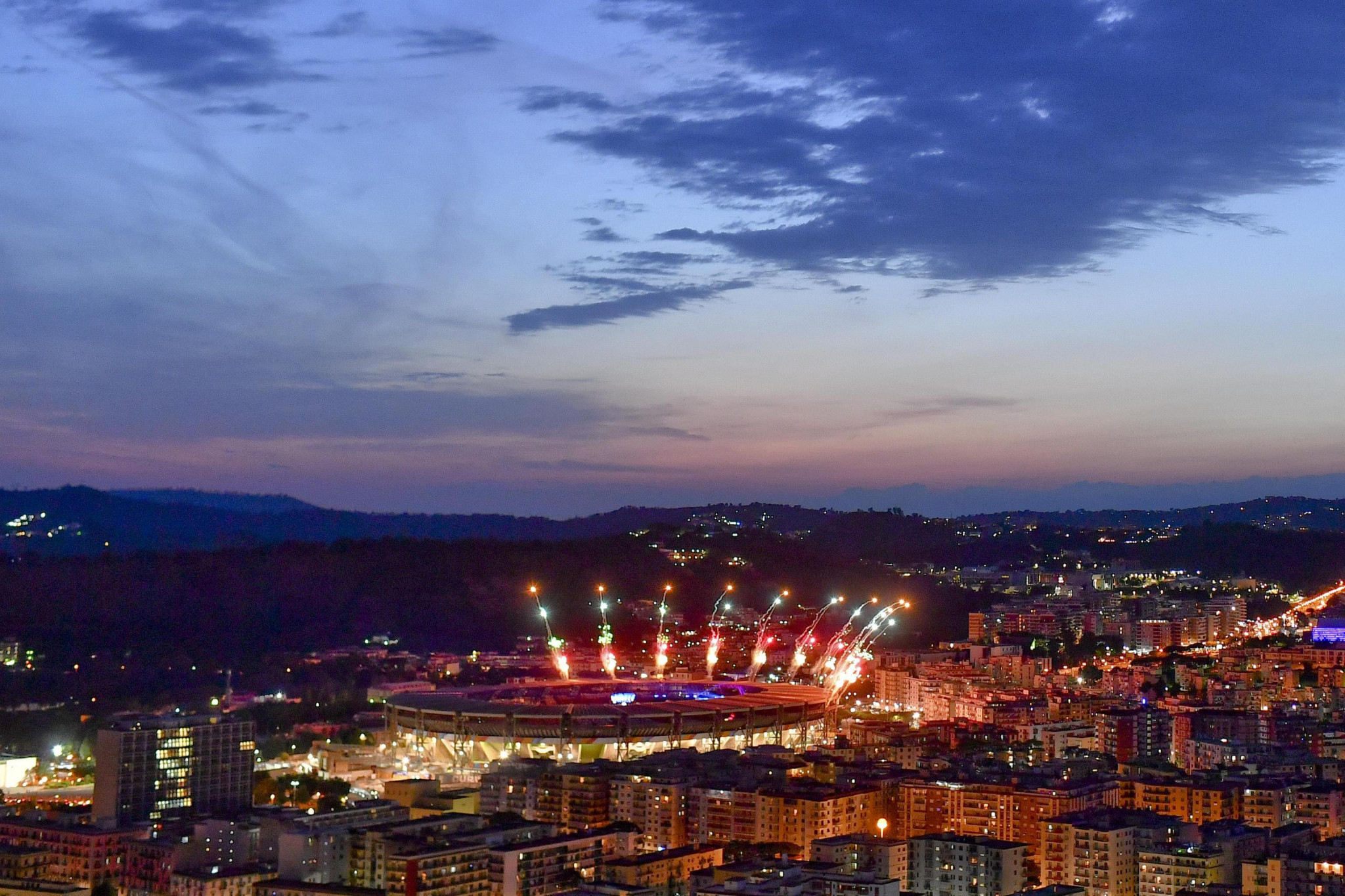 The 2019 Summer Universiade concluded at San Paolo Stadium in Naples ©Naples 2019