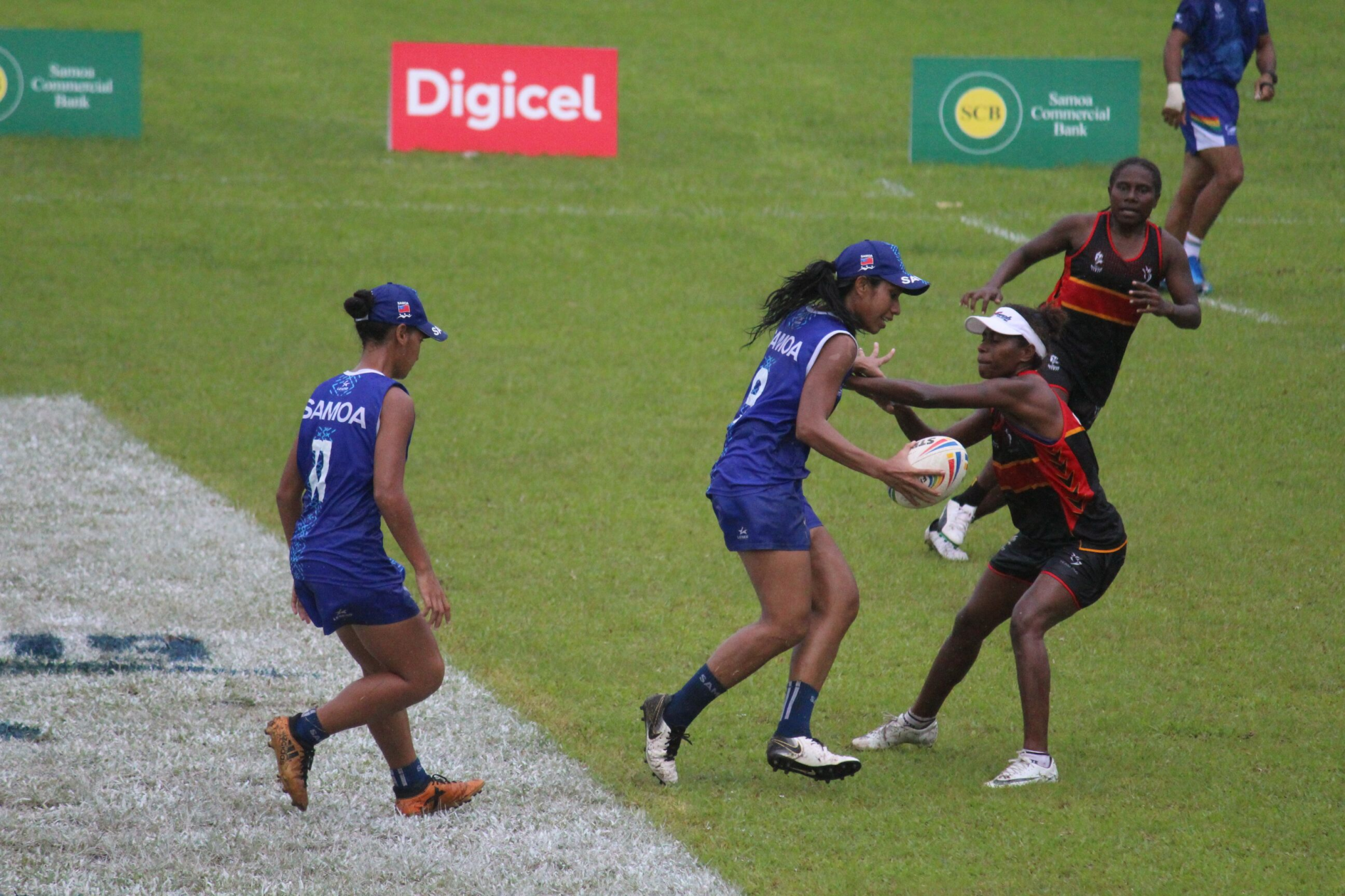 The first day of touch rugby competition was held ©Pacific Games News Service