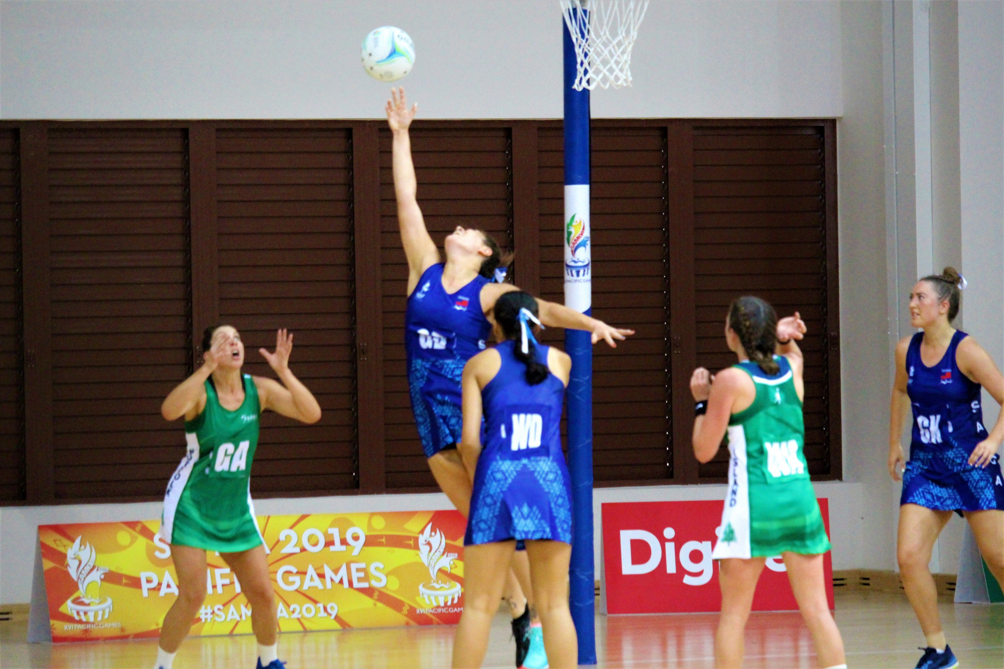The multi-sport centre hosted the latest netball matches ©Pacific Games News Service