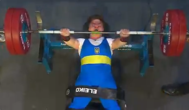 World record holder Shevchuk takes gold at World Para Powerlifting Championships