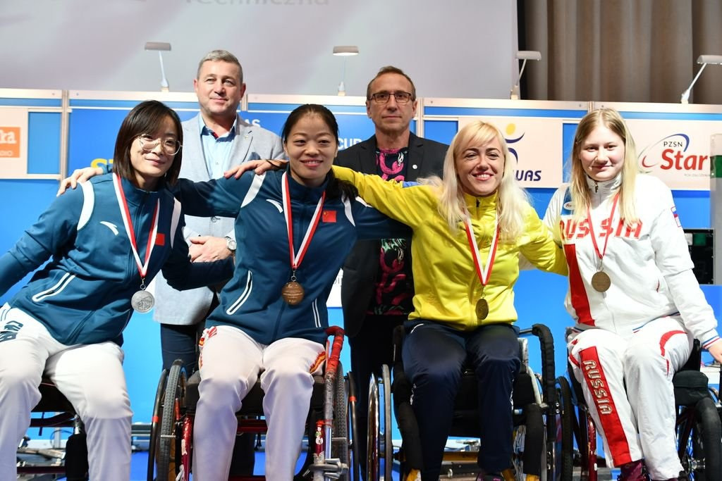 Action concluded today at the IWAS Wheelchair Fencing World Cup in Warsaw ©IWAS