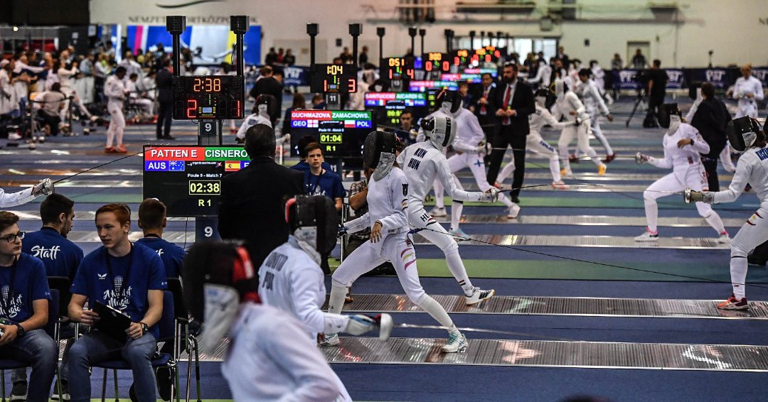 Action began today at the World Fencing Championships in Budapest ©FIE/Twitter