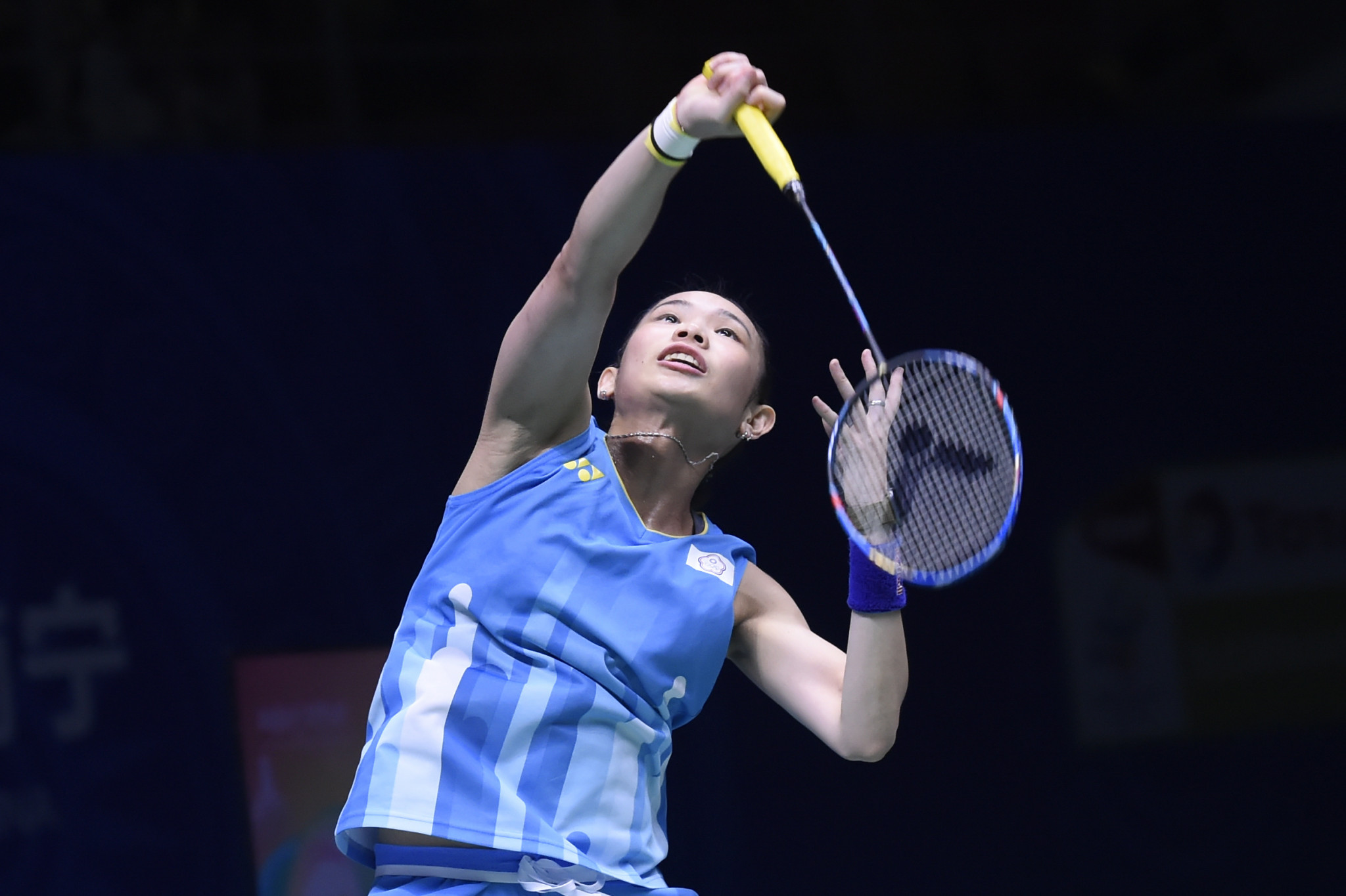 Tai Tzu-ying also began her women's title defence with round one victory ©Getty Images