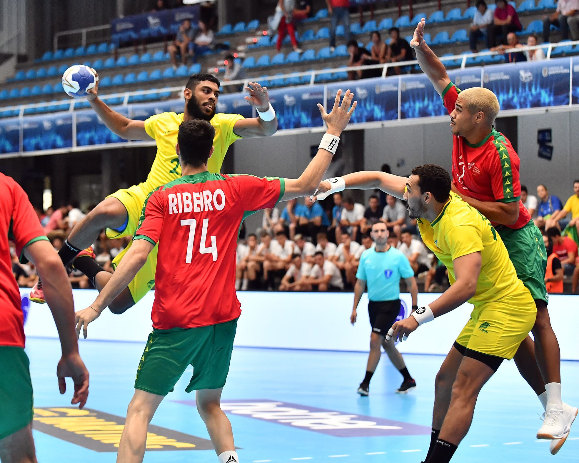 Brazil got the better of Portugal at the Men's Junior World Handball Championship ©IHF/Twitter