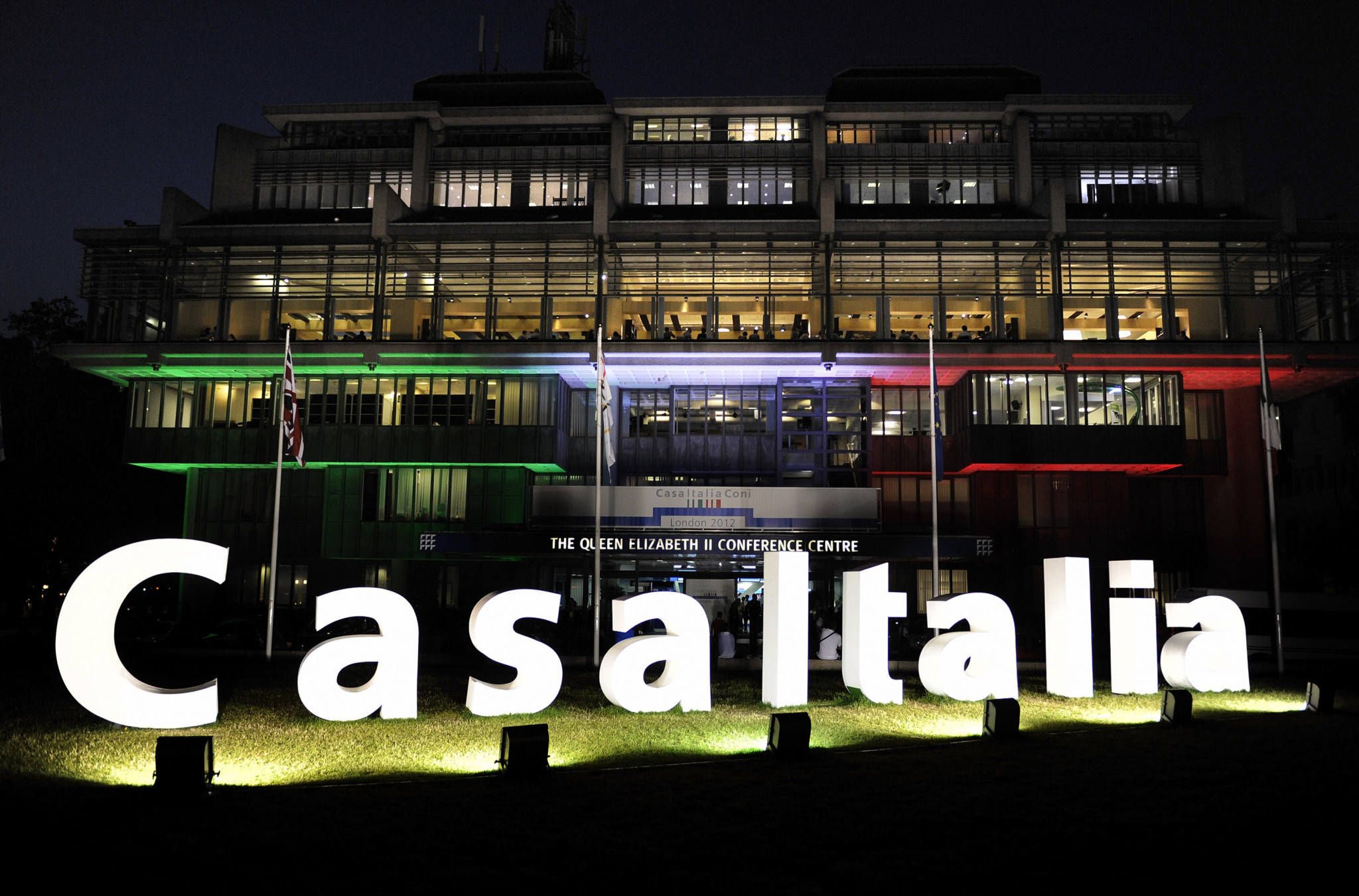 Casa Italia was based at the Queen Elizabeth Conference Centre during London 2012 ©Getty Images