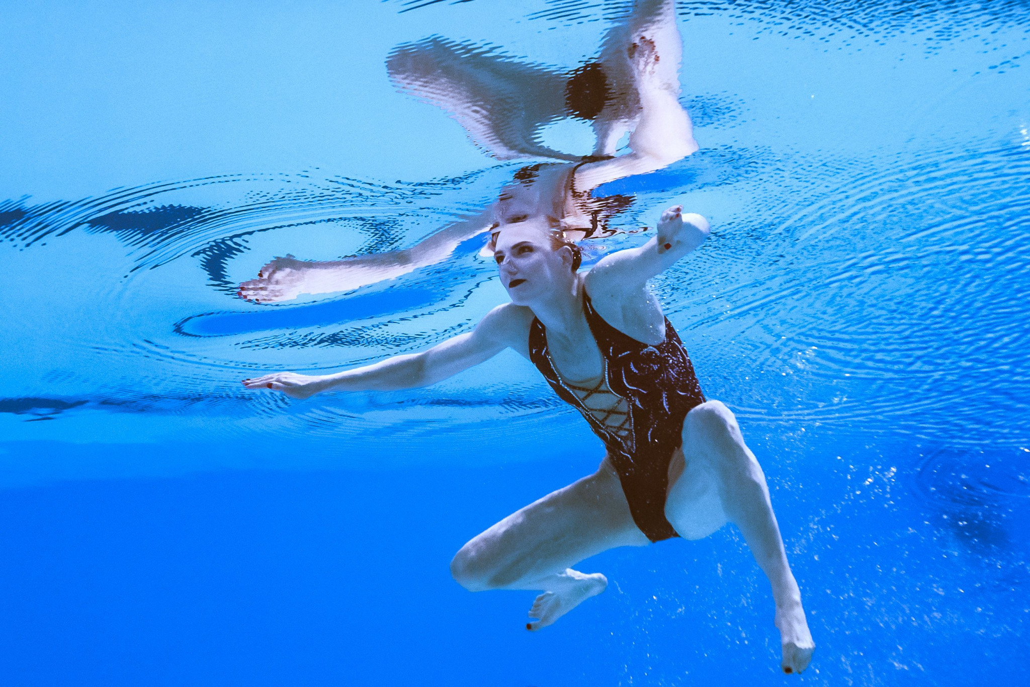 Svetlana Romashina won her 20th artistic swimming world title ©Getty Images  