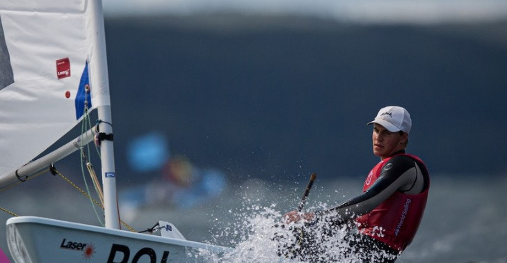 Home hope Butowski takes lead in laser radial at Youth Sailing World Championships