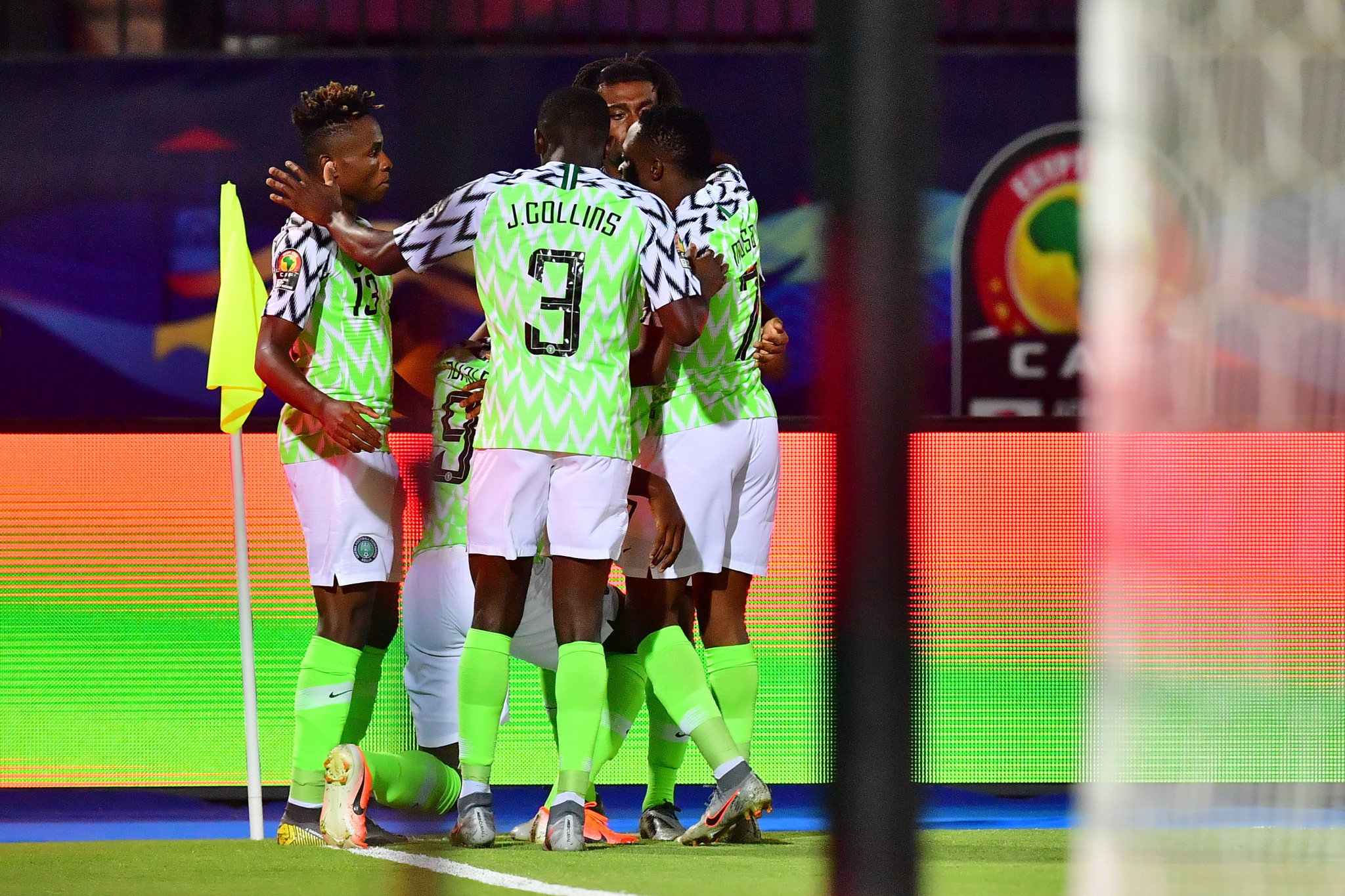 Nigeria's Odion Ighalo celebrates scoring the second-minute goal which gave Nigeria a 1-0 victory over Tunisia in the bronze medal playoff at the Africa Cup of Nations in Cairo ©Getty Images