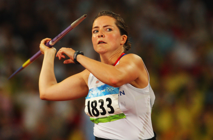Goldie Sayers earning an Olympic bronze medal in the javelin at the 2008 Beijing Games 	– a medal she will belatedly receive this weekend in London ©Getty Images