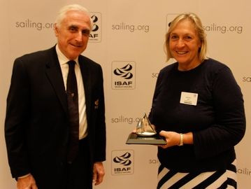 Alison recognised for Para sailing efforts with ISAF prize