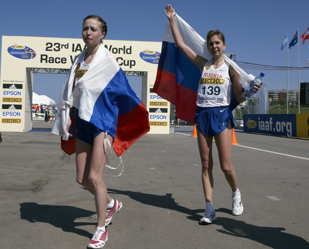 Russia has been stripped of the 2016 Race Walking World Cup in Cheboksary, pictured, as well as the World Junior Championships in Kazan 