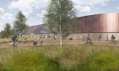 A new £30 million ice skating facility operated by the owners of the Olympic 2012 VeloPark is planned to open in 2023 ©FaulknerBrowns