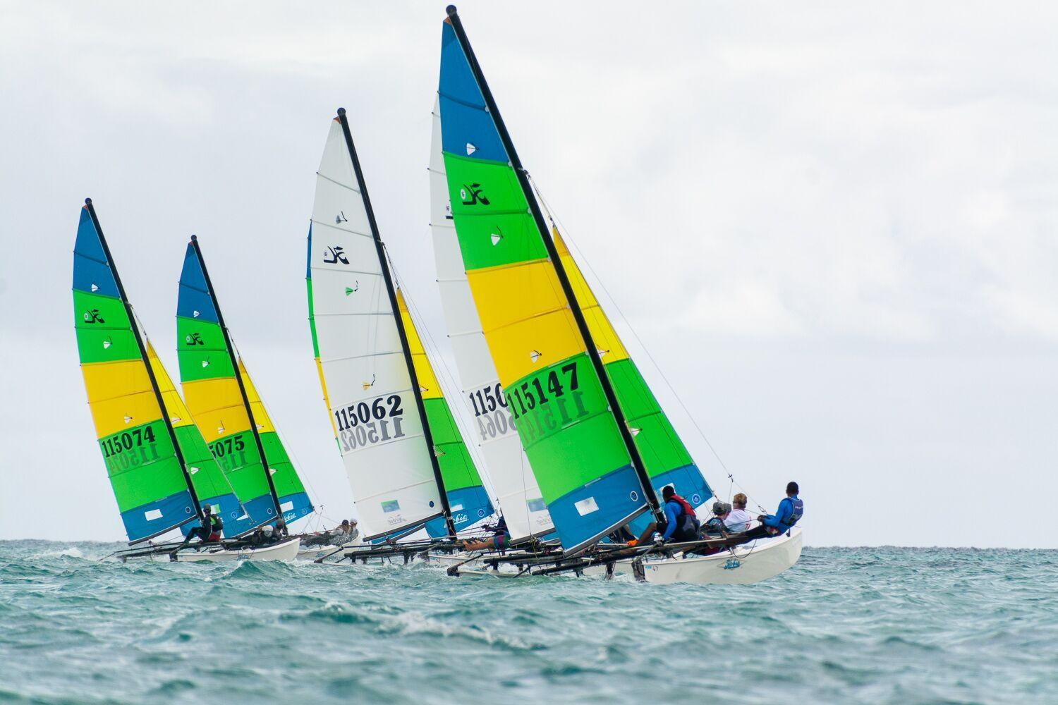 There was plenty of action on the water as sailing nears its conclusion at these Games ©Samoa 2019
