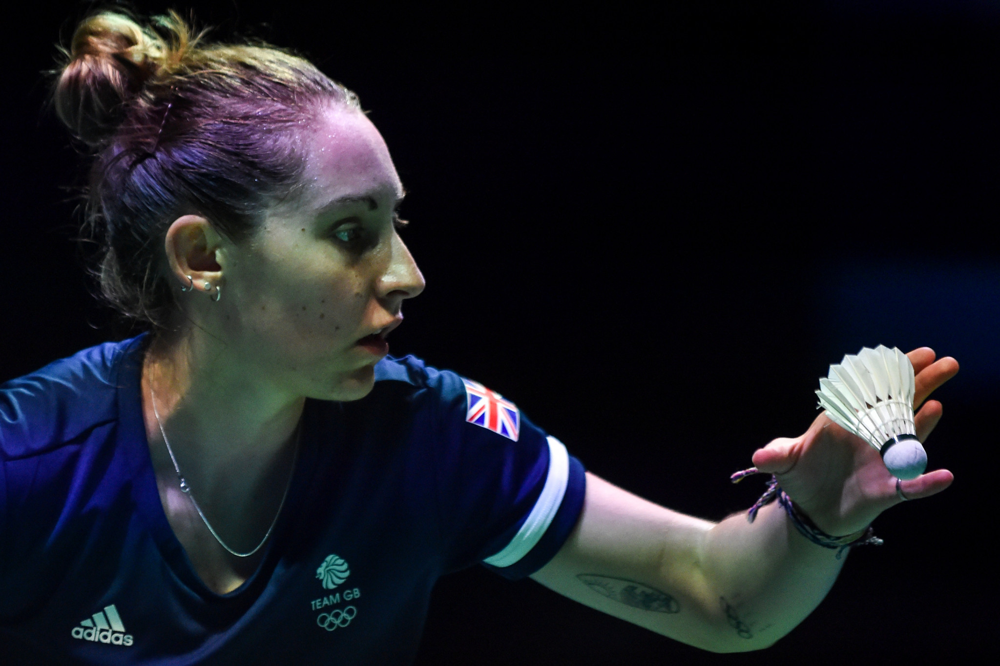 Top seed Kirsty Gilmour of Scotland is through to the quarter-finals of the women's singles event ©Getty Images