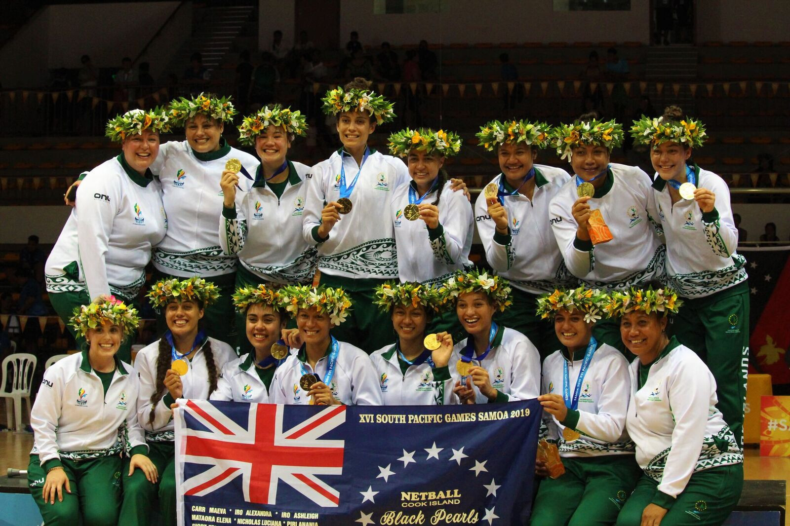 Cook Islands won 44-43 to earn their first netball gold medal since 1991 ©Games News Service