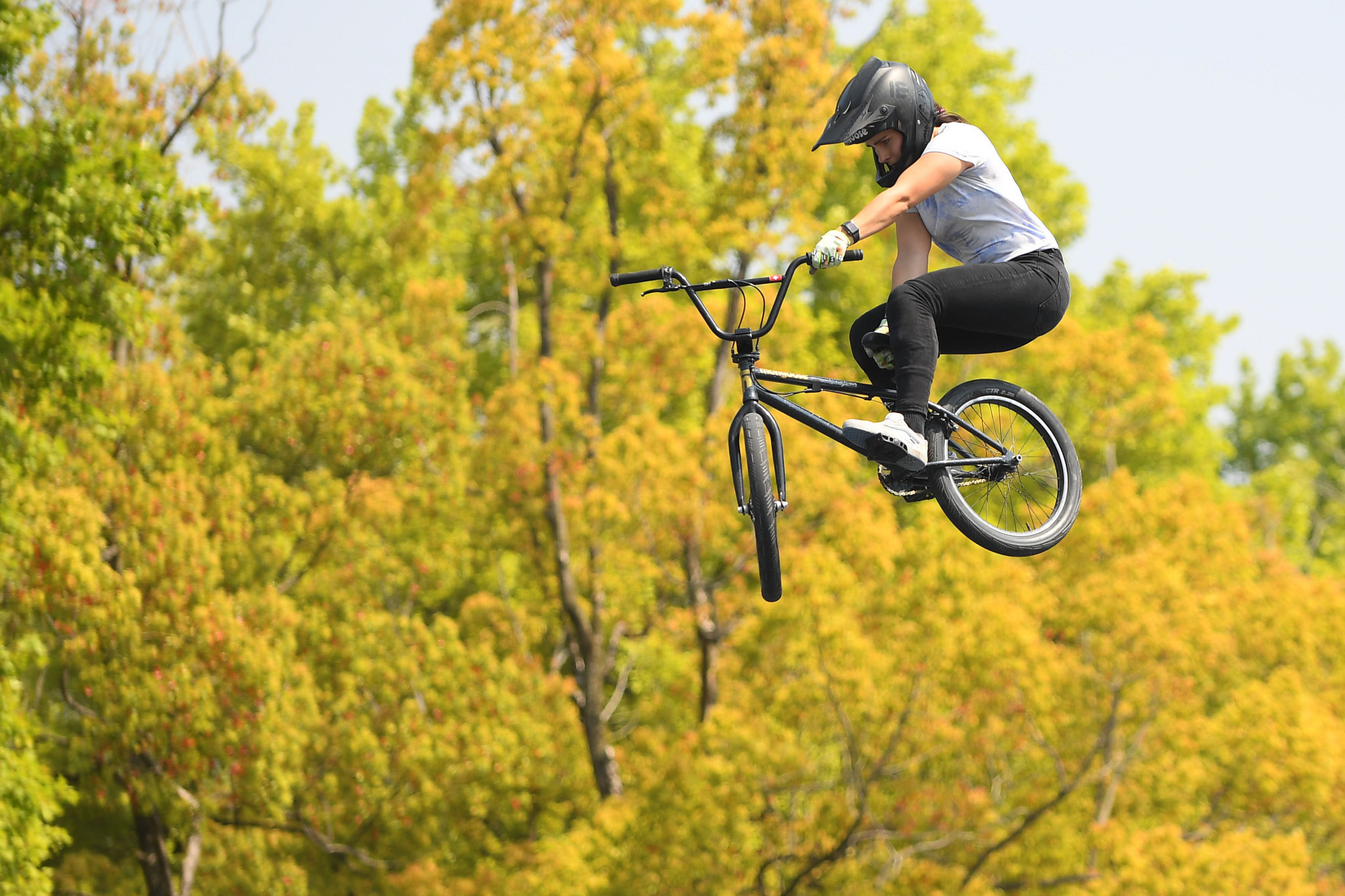 Switzerland's Nikita Ducarroz is set to be among the contenders in the women's BMX freestyle ©Getty Images
