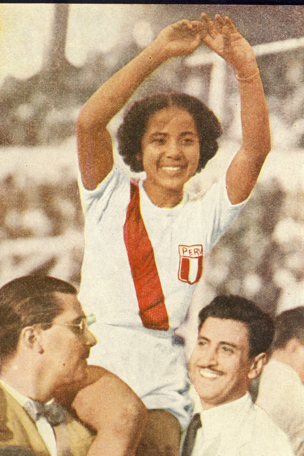 Peru's Julia Sánchez, who was 100 metres champion at the inaugural Pan American Games in 1951 ©Philip Barker