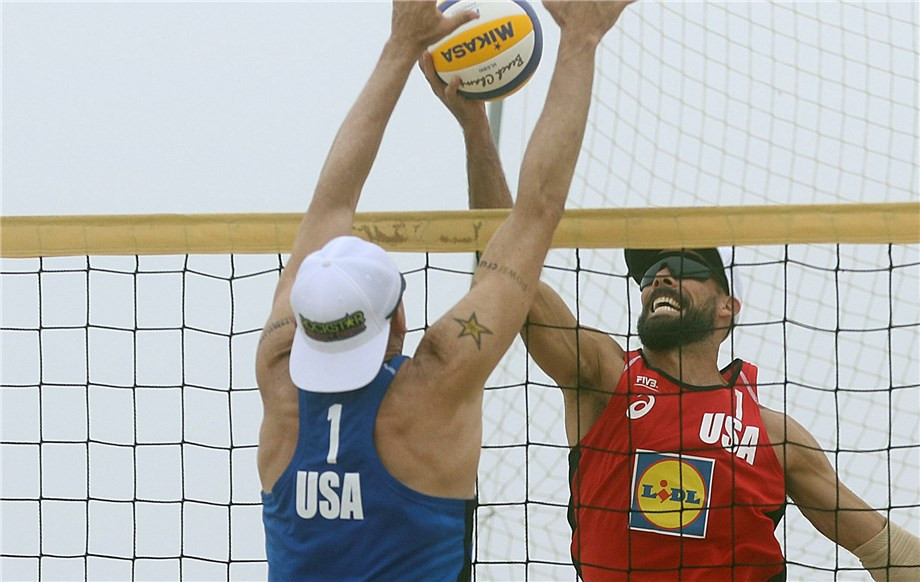 Action continued at the event in Espinho in Portugal today ©FIVB