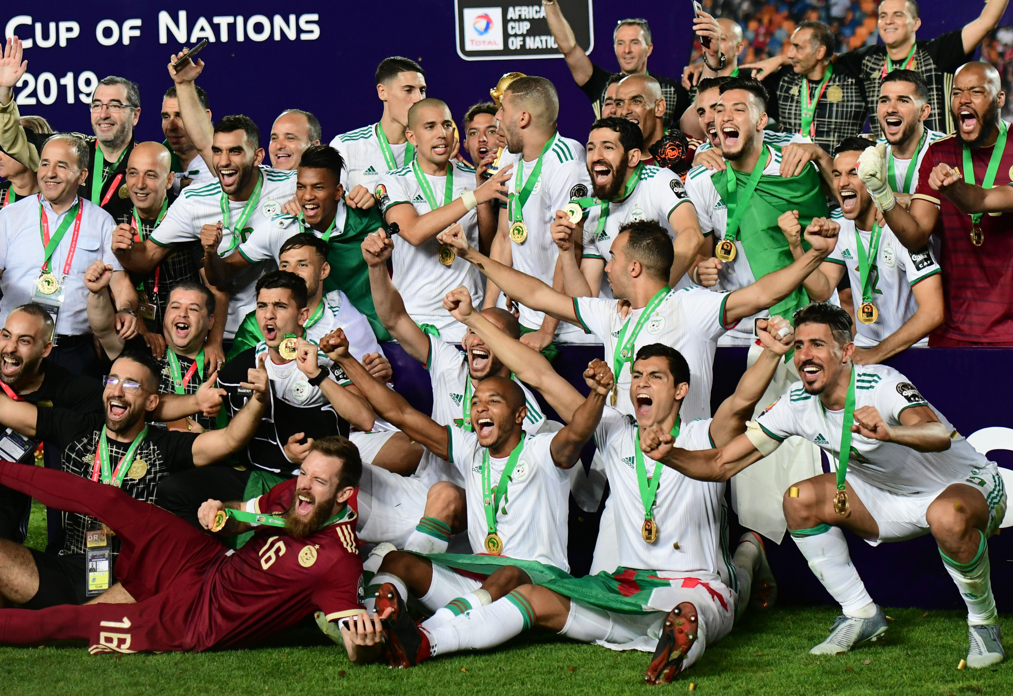 Algeria won the Africa Cup of Nations for the second time ©Getty Images