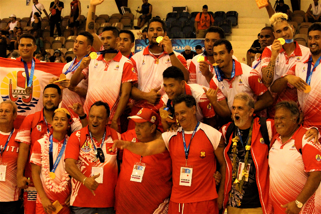 Tahiti claimed the men's volleyball title ©Pacific Games News Service