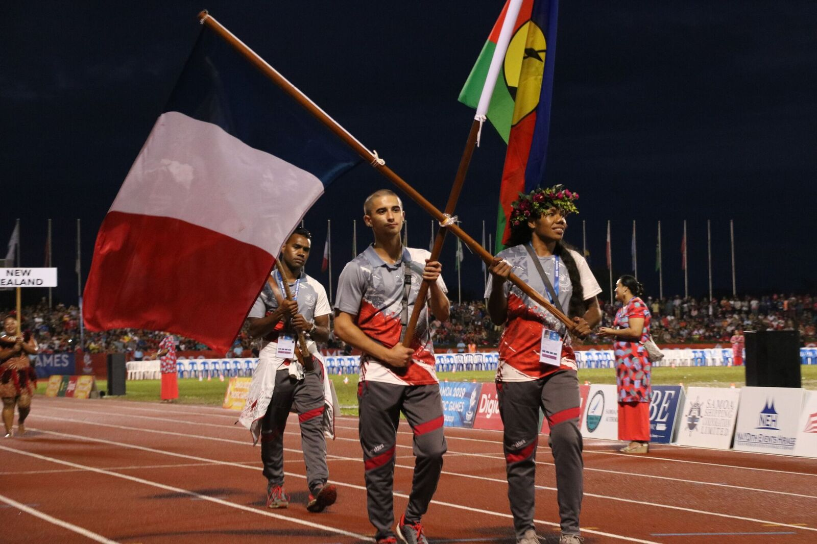 The Closing Ceremony began with the Parade of Nations ©Pacific Games News Service