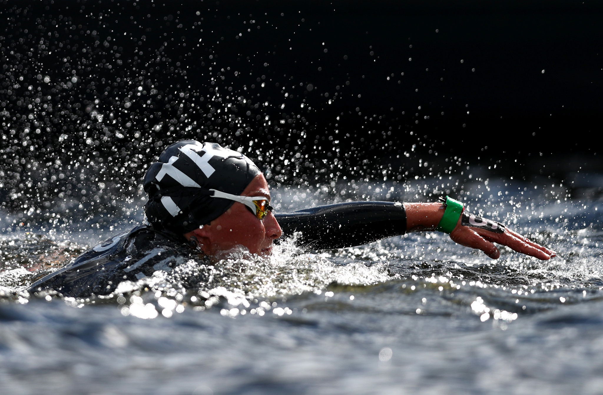 Italy's Rachele Bruni is making the journey from South Korea to the FINA Marathon Swim World Series in Canada ©Getty Images