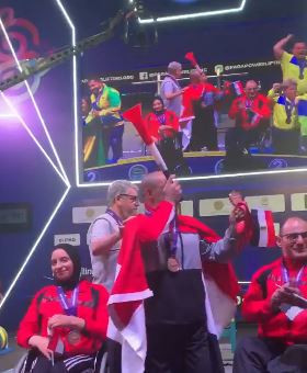 Egypt celebrate gold in the mixed event at the World Para Powerlifting Championshiips in Nur Sultan ©World Para Powerlifting/Twitter