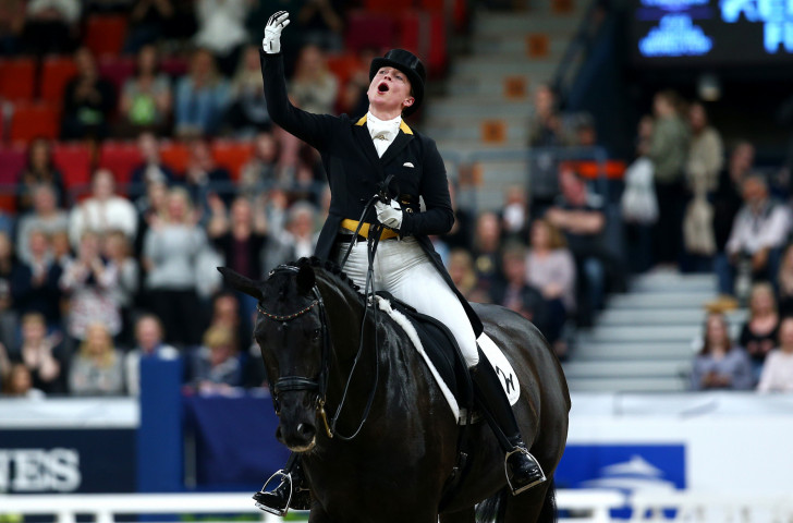 Home rider Isabell Werth picked up a second dressage gold today at the World Equestrian Festival in Aachen, Germany ©CHIO Aachen
