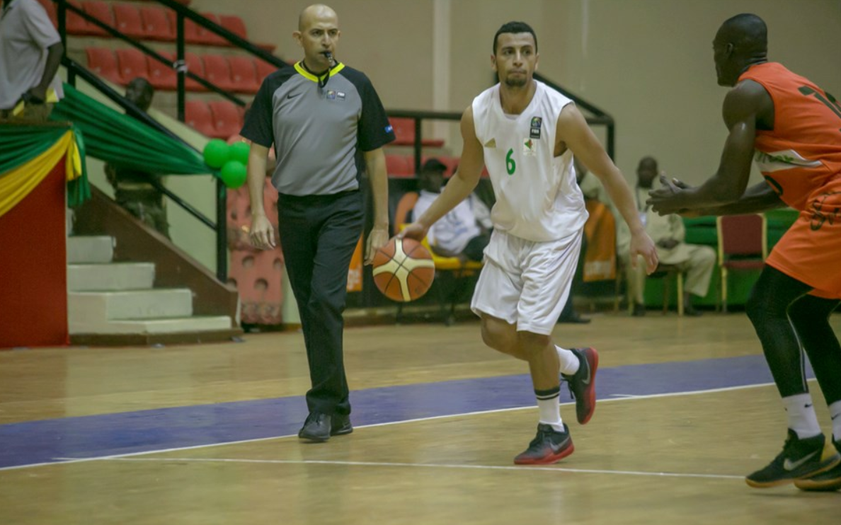 Merouane Bourkaib in action for Algeria, who are competing in the inaugural AfroCan tournament ©FIBA