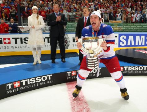 Moscow native Alex Ovechkin has scored 1,211 points in 1,084 career games for the Washington Capitals ©IIHF