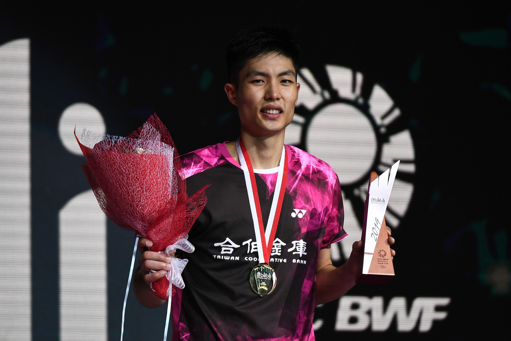 Chou Tien-chen won his first Super 1000 event ©Getty Images
