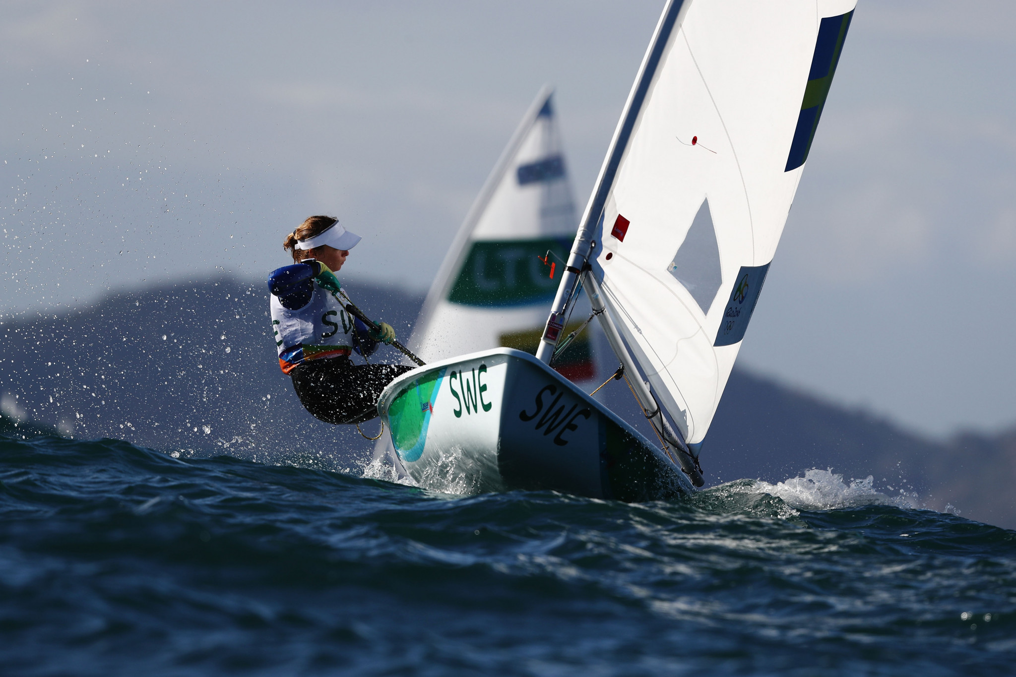 Sweden's Josefin Olsson kept hold of her lead after day three of the Laser Radial Women's World Championship in Japan ©Getty Images