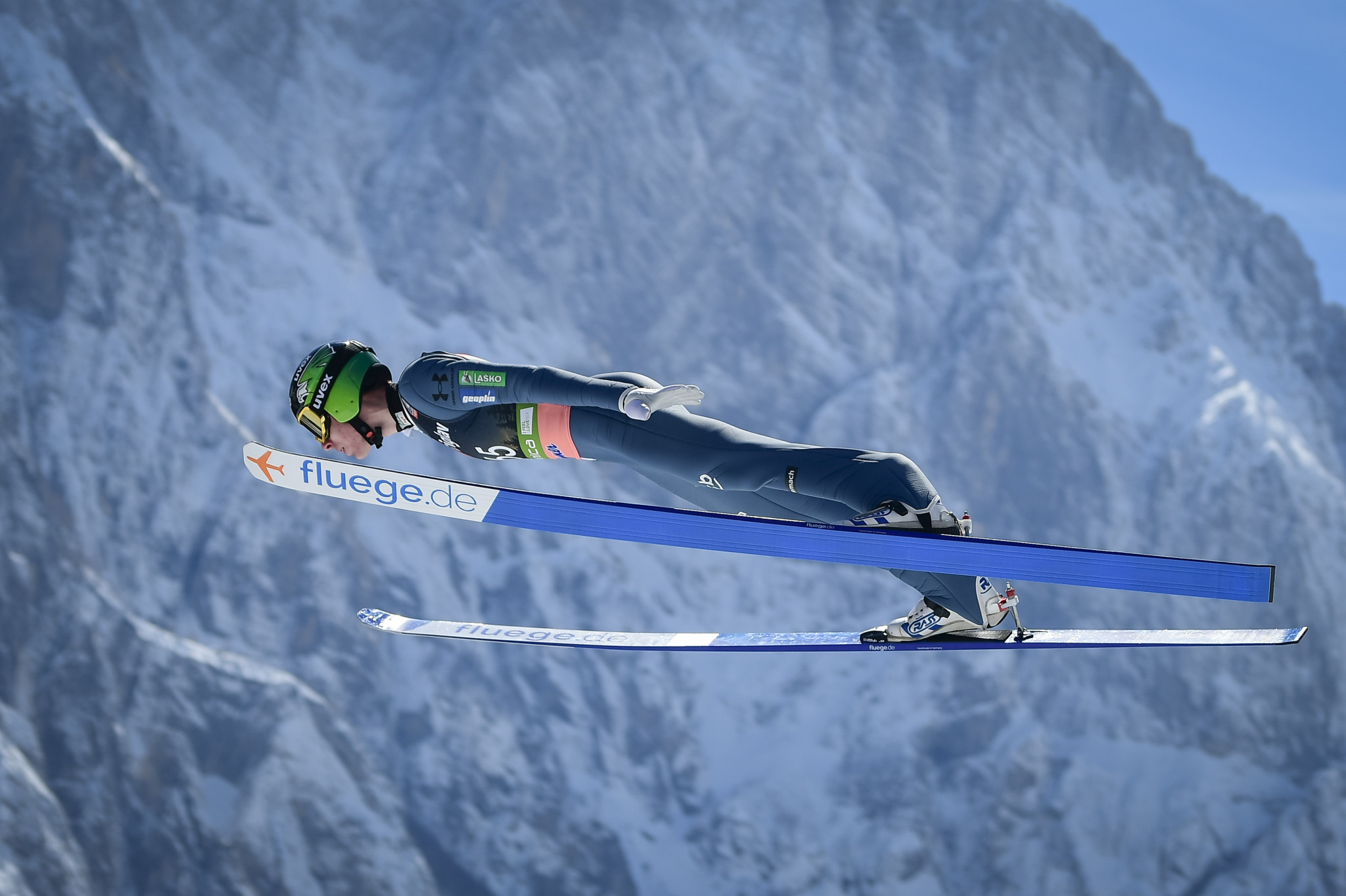 Slovenia's Timi Zajc won the first individual competition of the summer Ski Jumping Grand Prix series ©Getty Images