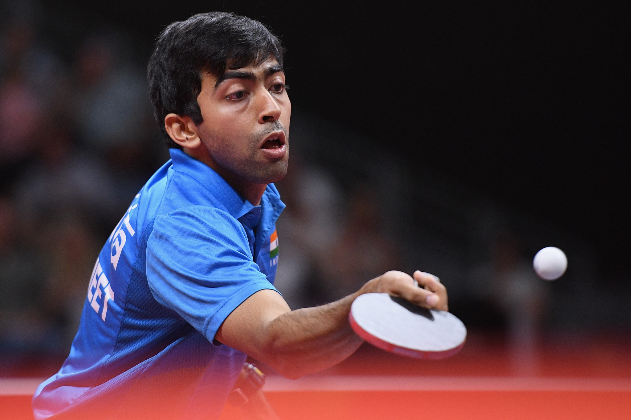 Harmeet Desai got the better of the world number 24 and compatriot Sathiyan Gnanasekaran to claim gold as India dominated the final day at the Commonwealth Table Table Championships ©Getty Images