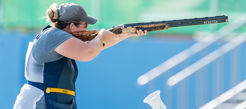 Three-times Olympic shooting champion Kim Rhode will compete at the Pan American Games for the sixth time ©ISSF