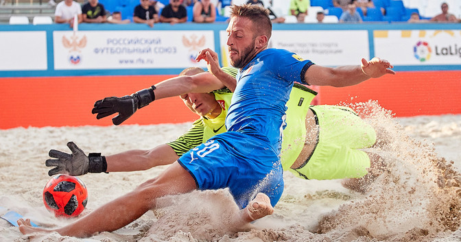Kazakhstan, Lithuania, Moldova and Turkey secured their place in the last 16 of the UEFA European qualifier in Moscow ©Beach Soccer Worldwide