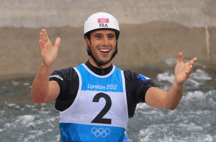 ICF vice-president Tony Estanguet, pictured winning C1 gold at London 2012, has proposed termporary slalom courses for more sustainable competition - but Tokyo 2020 is looking for a canoe slalom legacy 