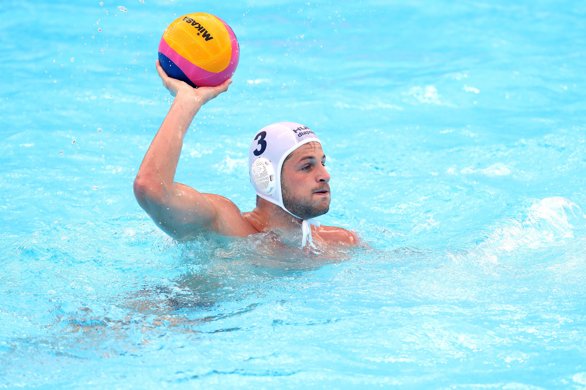 The men's quarter-finals were played in the water polo with Olympic champions Serbia knocked out  ©Getty Images